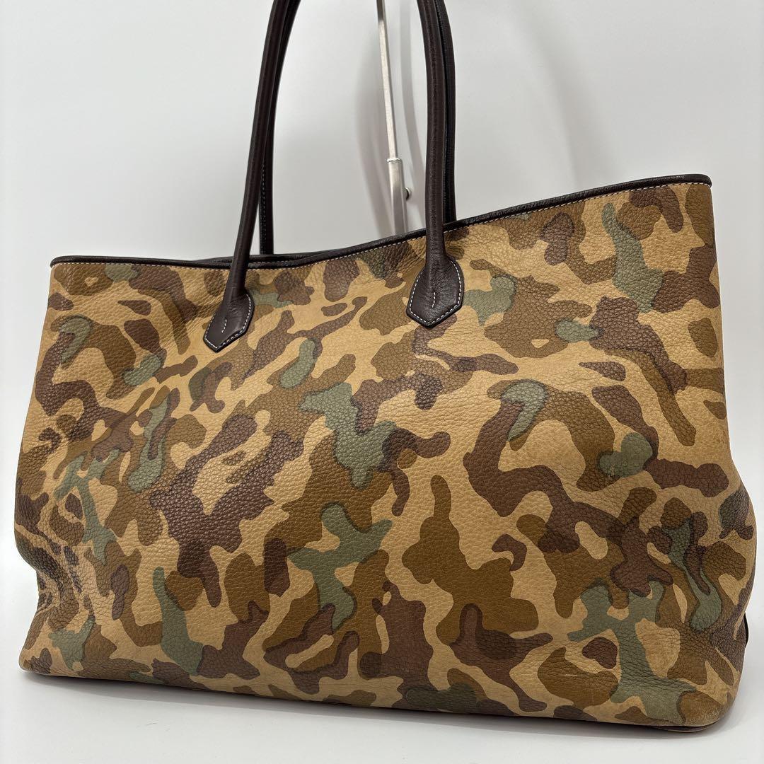 Cisei シセイ トートバッグ 941 レザー 本革 迷彩 大容量