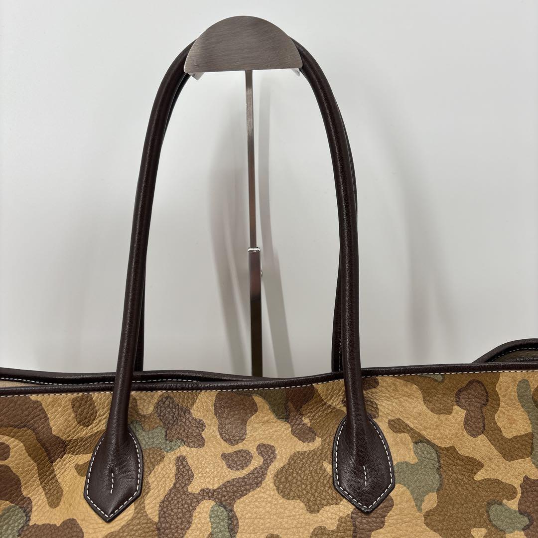 Cisei シセイ トートバッグ 941 レザー 本革 迷彩 大容量