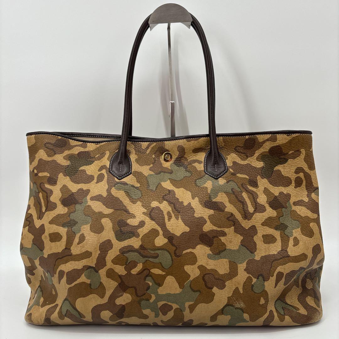 Cisei シセイ トートバッグ 941 レザー 本革 迷彩 大容量