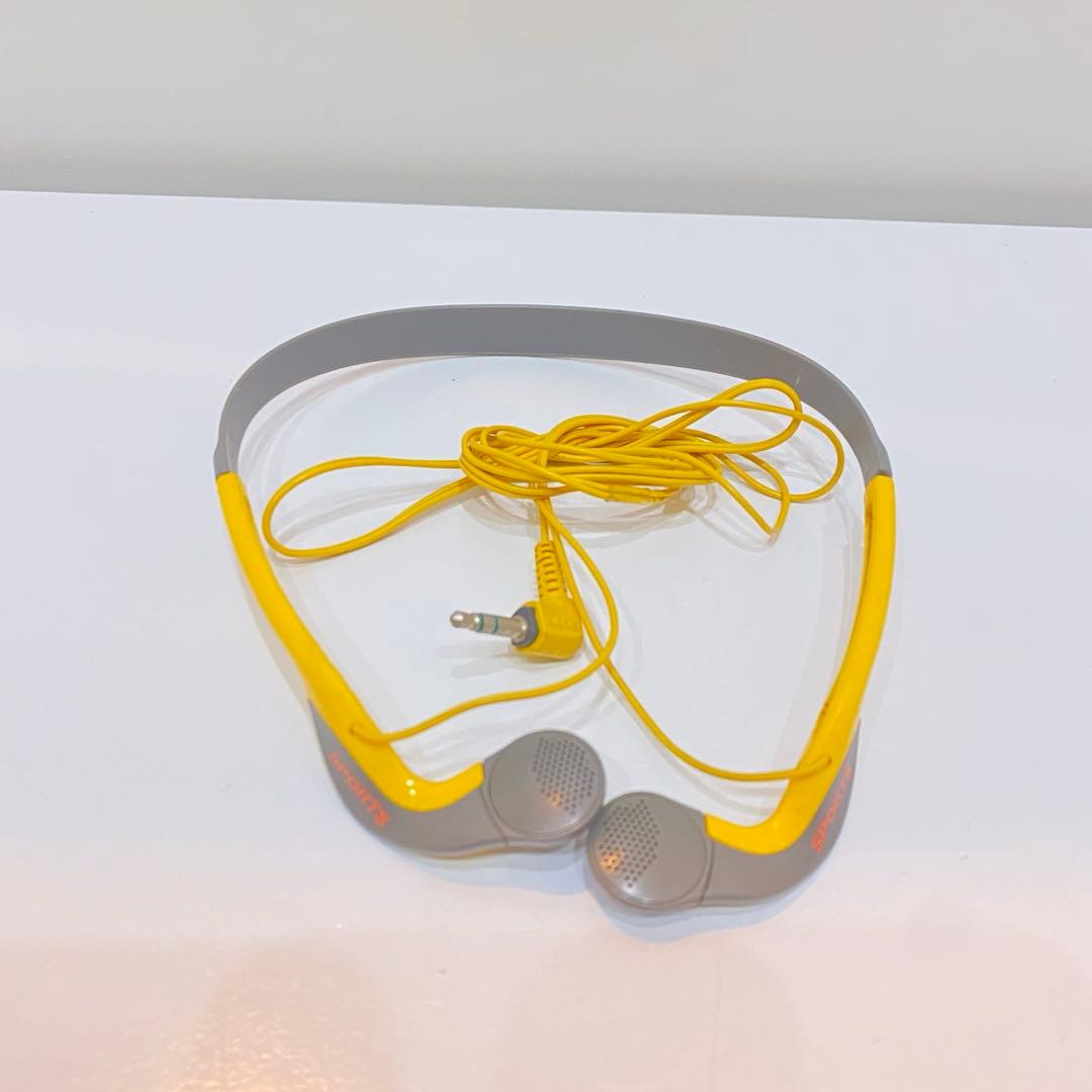 sh1583 SONY MDR-W20G 有線イヤホン イエロー/グレー ソニー