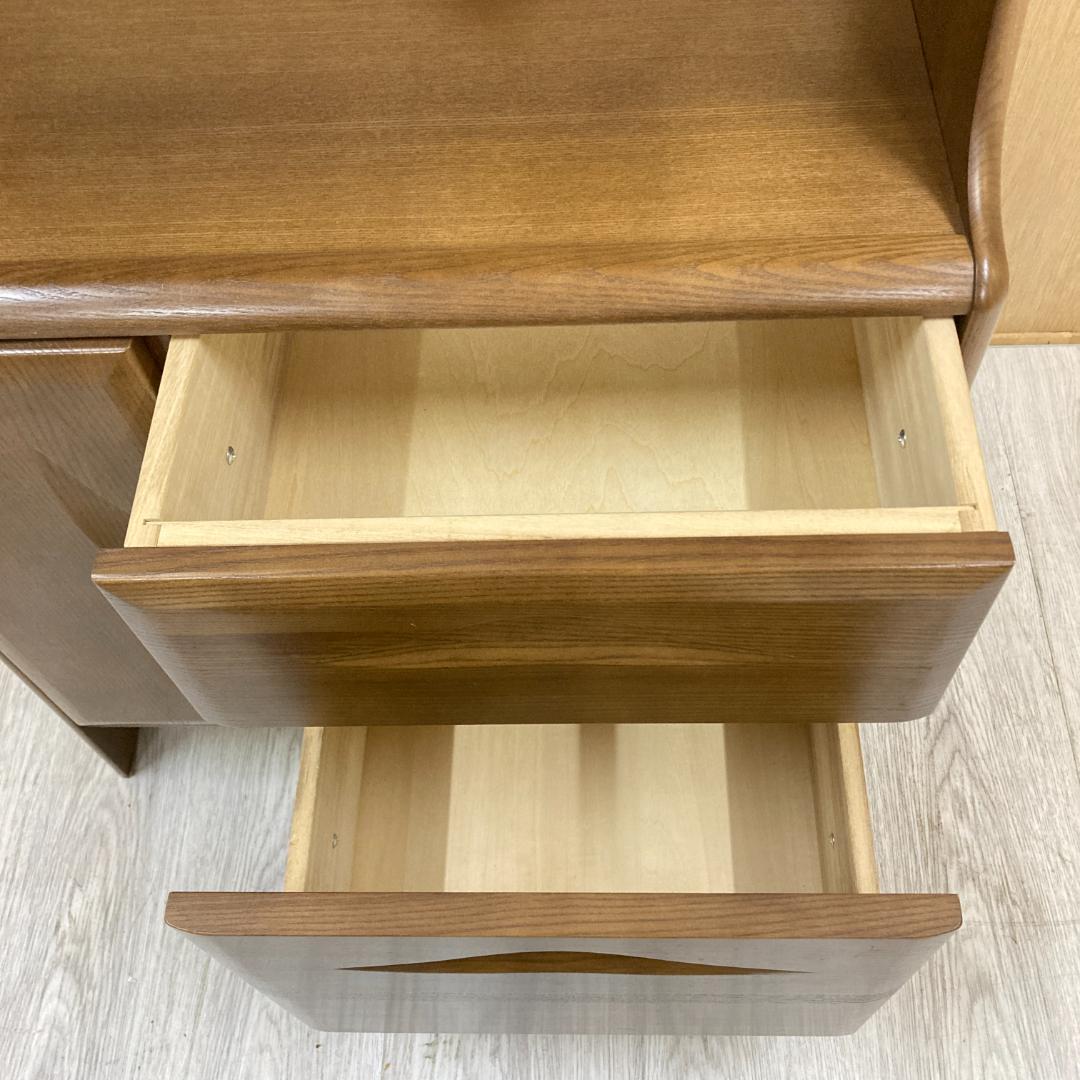 【カリモク】キャビネット　電話台　FAX台　コンセント付