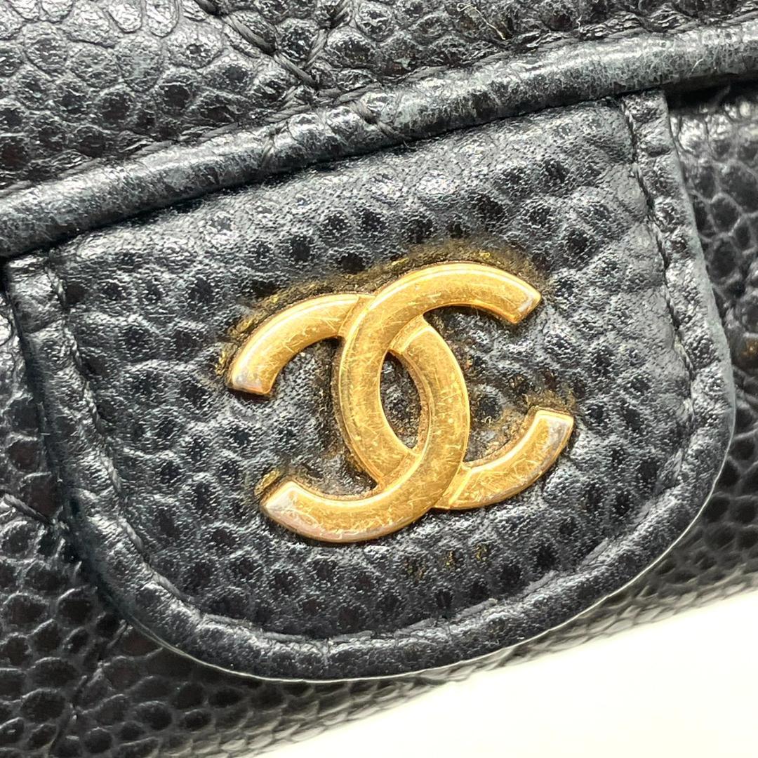 CHANEL ブラック キーケース キルティング