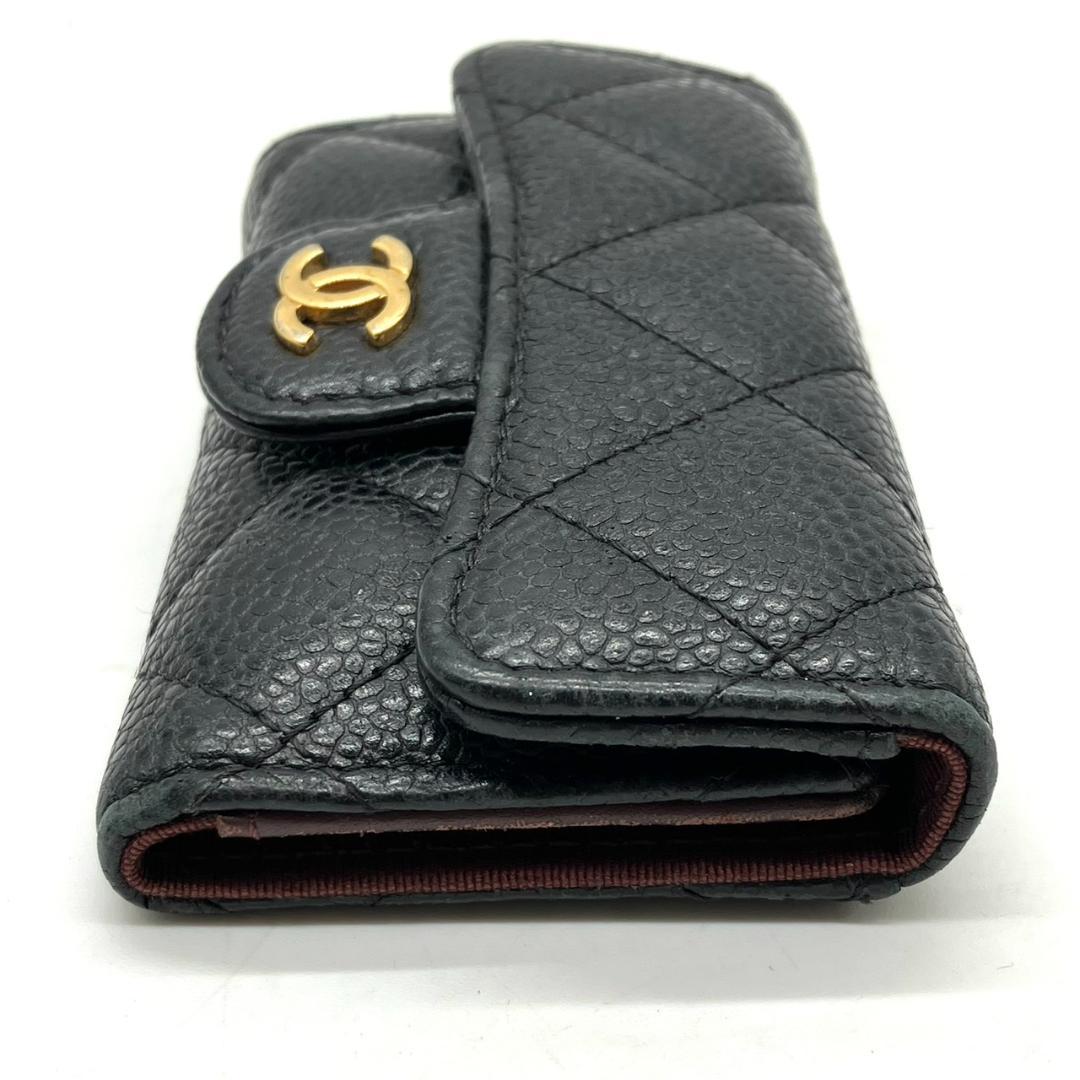 CHANEL ブラック キーケース キルティング