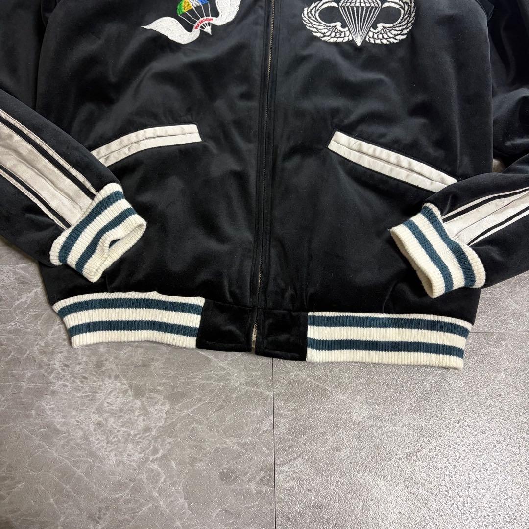 HOUSTON ヒューストン　ベロア　別珍　スカジャン