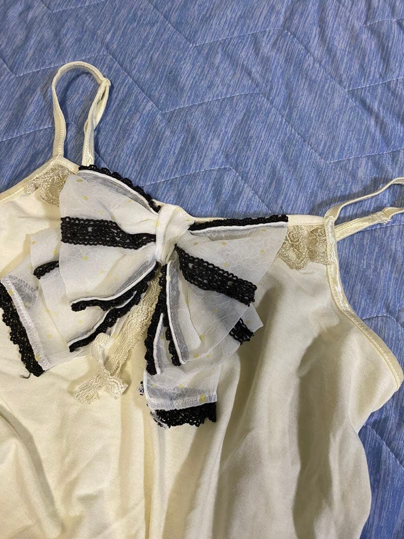 axes femme アクシーズファム ビッグリボン　 キャミソール