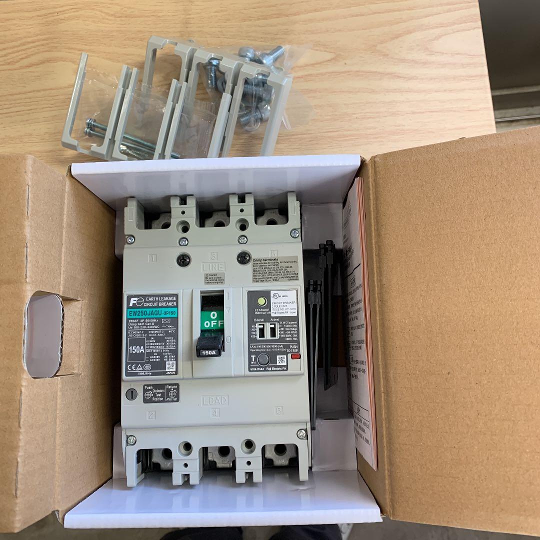 富士漏電遮断器　EW250JAGU 3P 150A