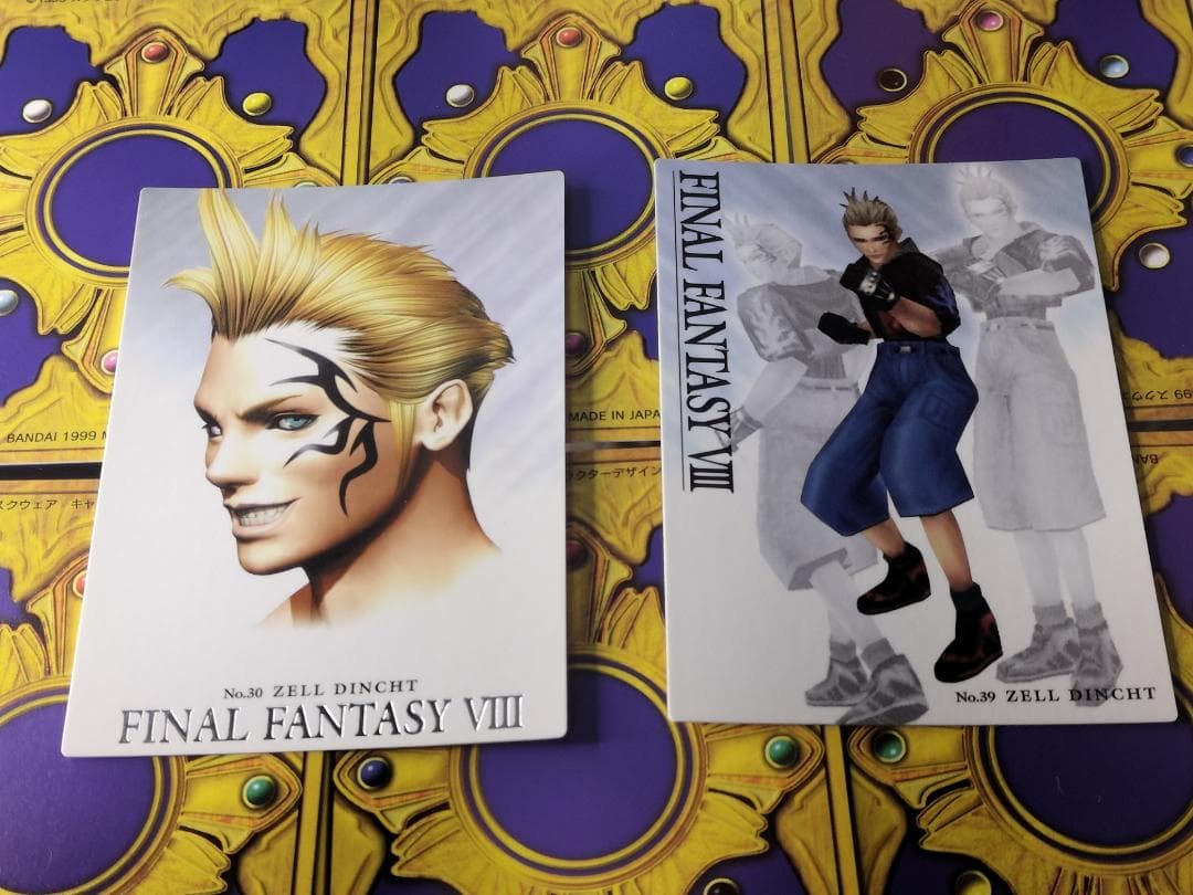 箔押レア　初版【FFⅧ】ゼル・ディン　カードダスマスターズ・トリプルトライアド