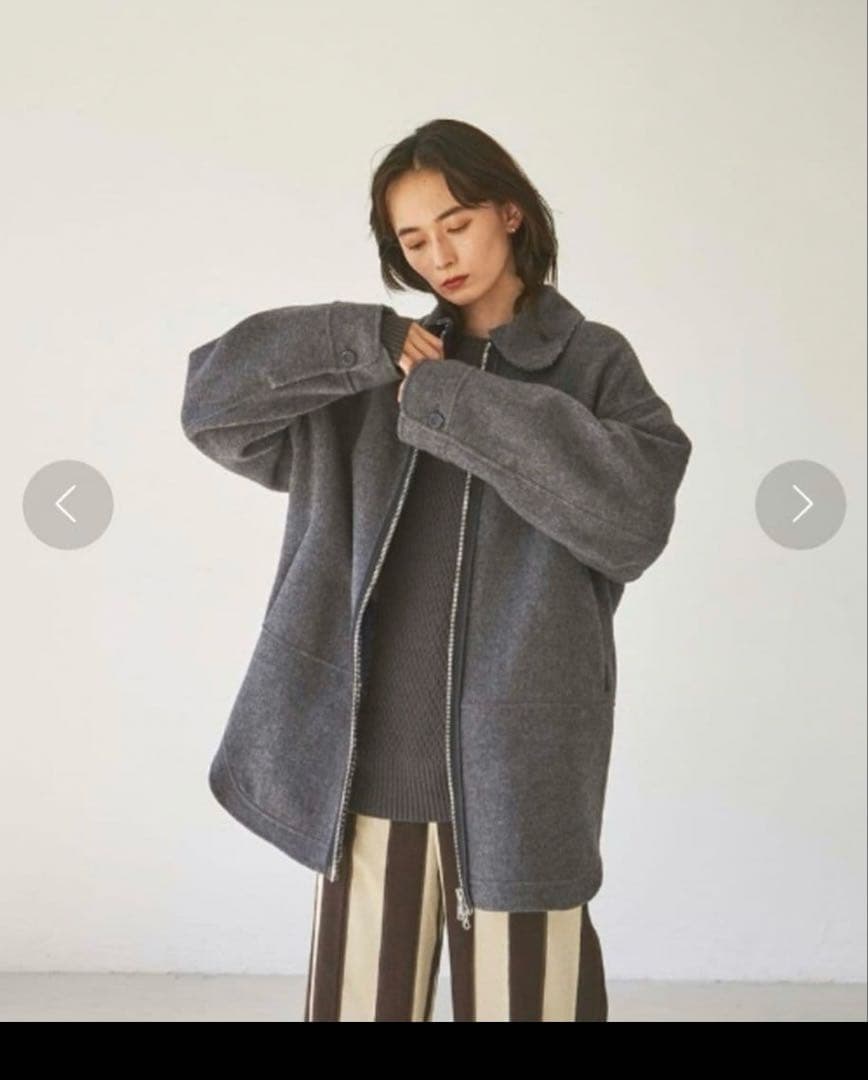 TODAYFUL wool  jacket ウールリバージャケット36