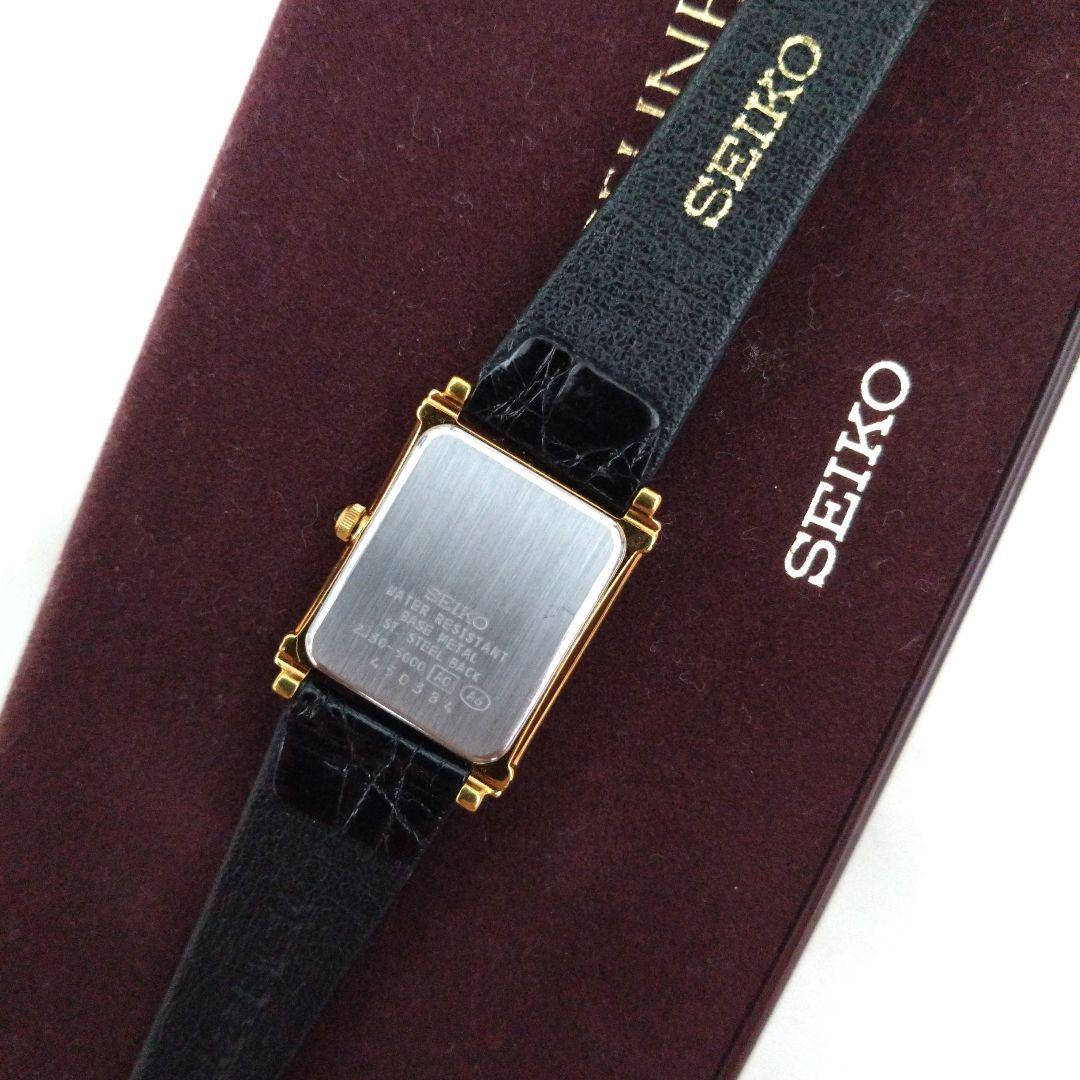 超希少　SEIKO　エクセリーヌ　タンク　新品電池