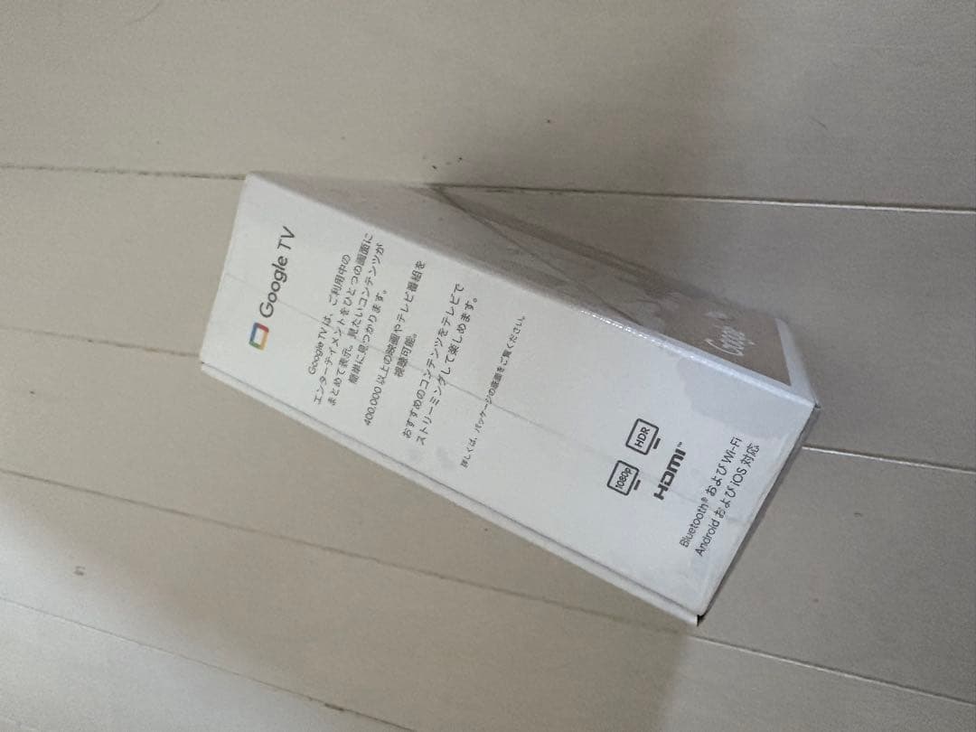 未使用　Chromecast with Google TV (HD)