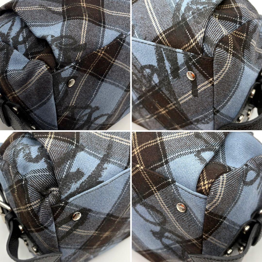 美品 2way イタリア製 ヴィヴィアン ブルコチオリーニ ミニボストン バッグ