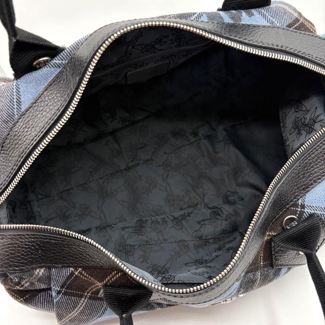 美品 2way イタリア製 ヴィヴィアン ブルコチオリーニ ミニボストン バッグ