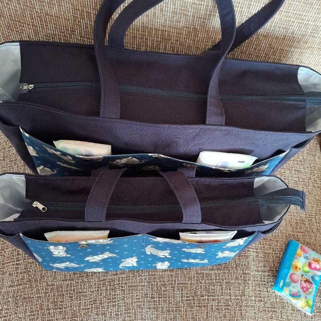 シュナウザー柄トートバッグ他12点セット　ハンドメイド