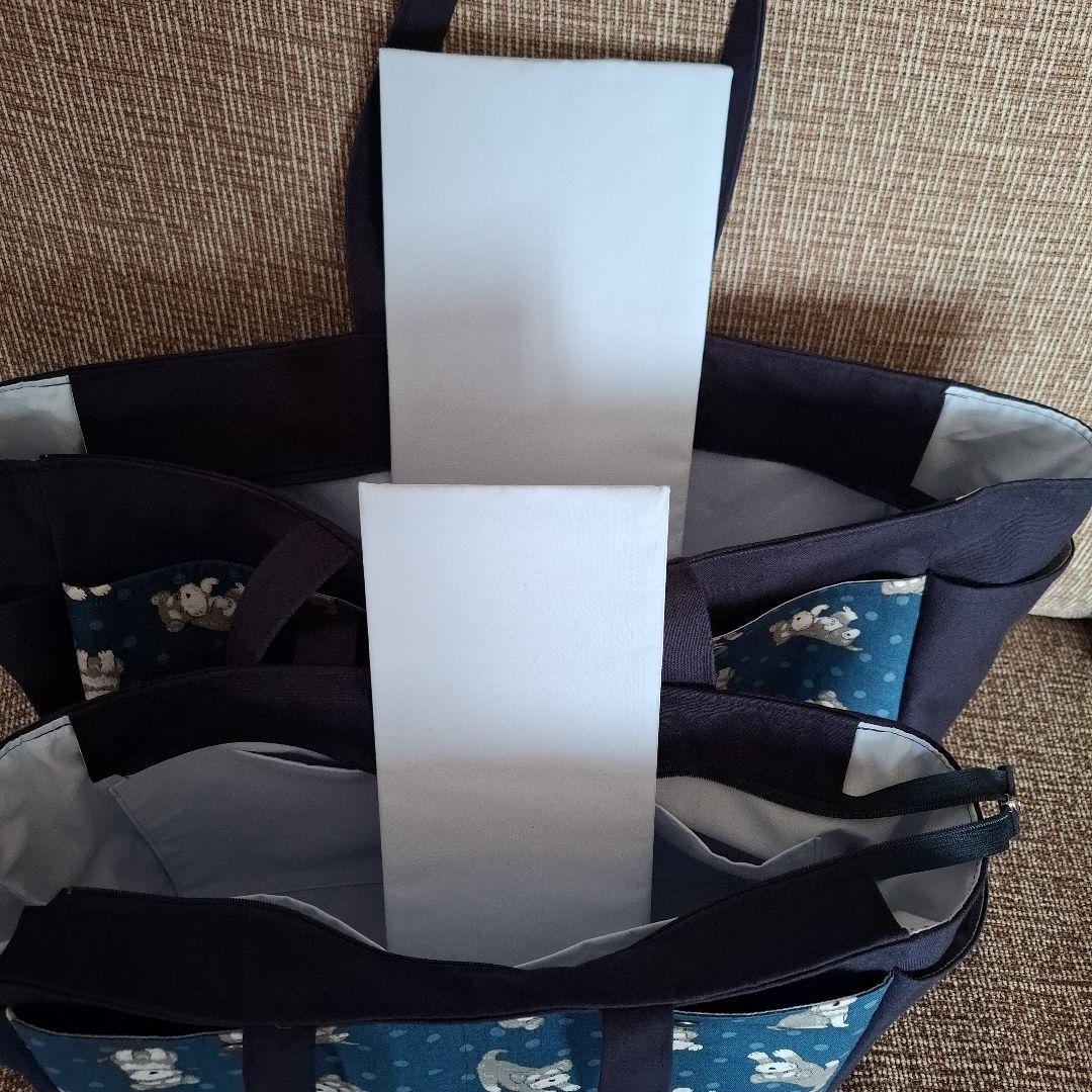 シュナウザー柄トートバッグ他12点セット　ハンドメイド