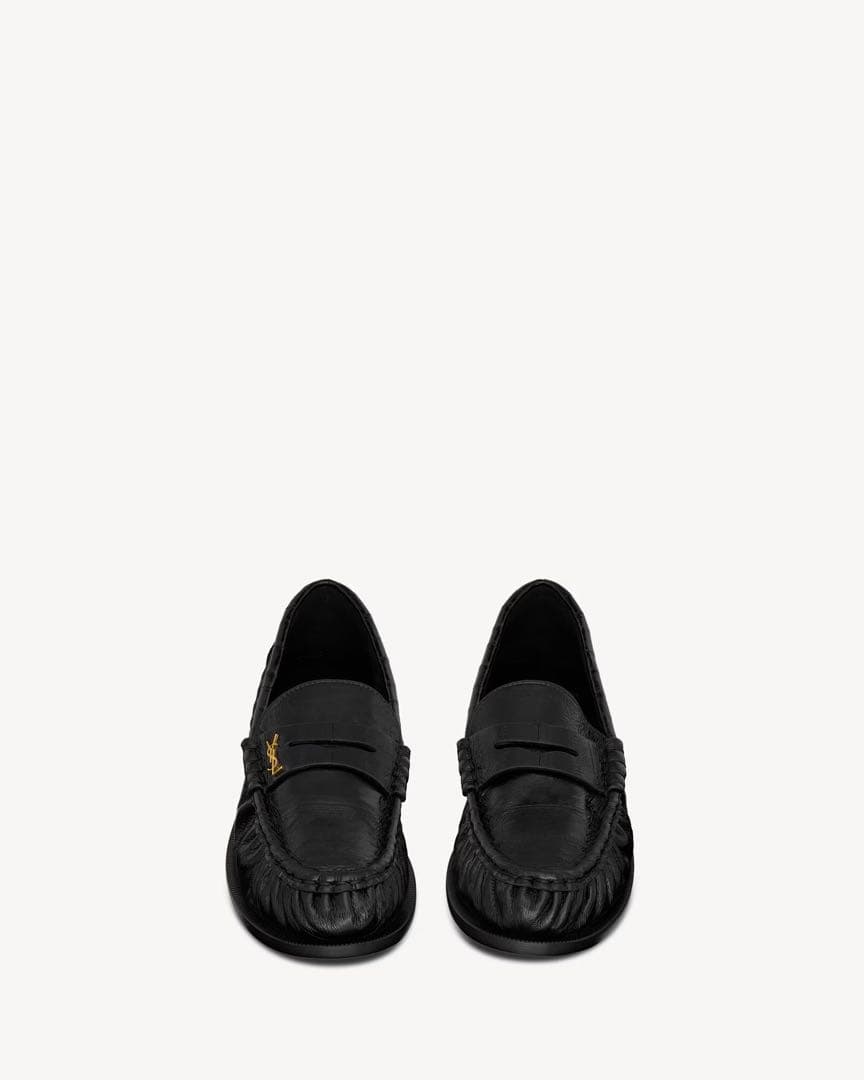 Saint Laurent ル ローファー ソフト（イールスキン）BLACK