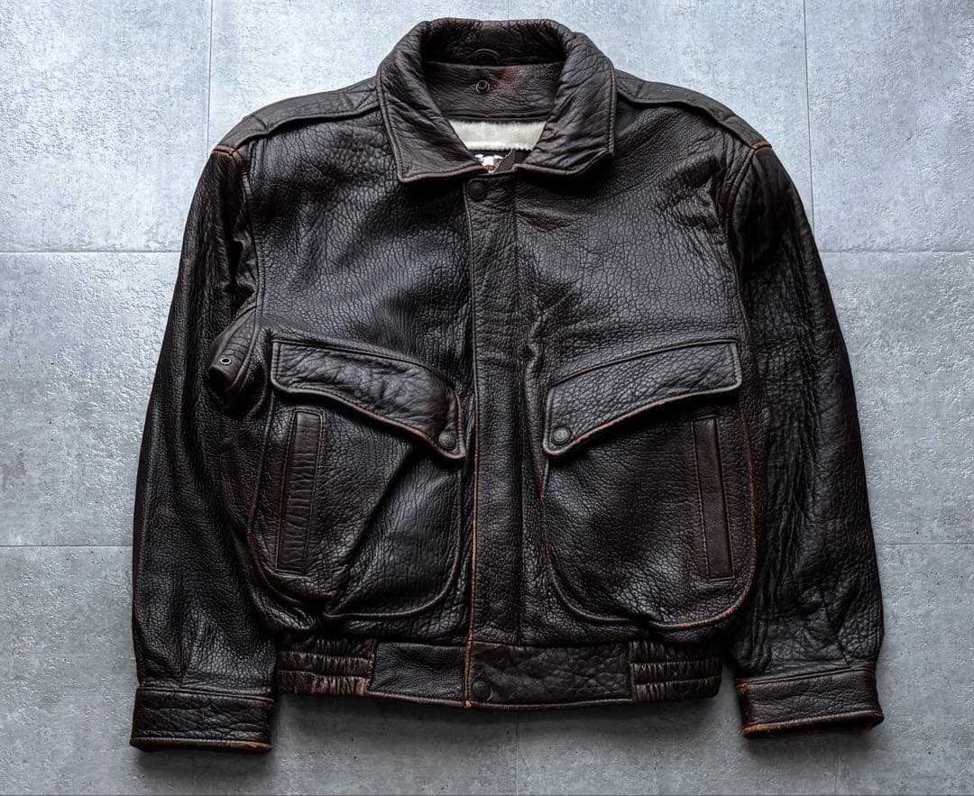 ハーレーダビッドソン　ボア着脱ライナー　レザージャケット　A−2 Mサイズ