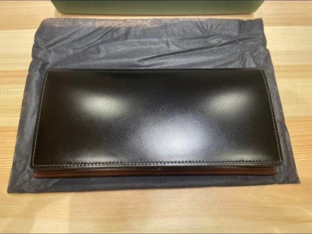 値下げ！CYPRIS(キプリス)　コードバンレザー長財布