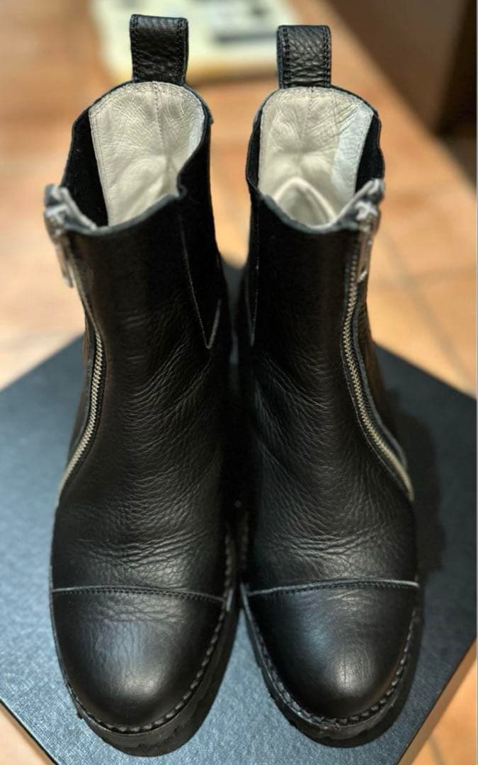 hazama 宣戦布告のヒールブーツ 黒 24cm