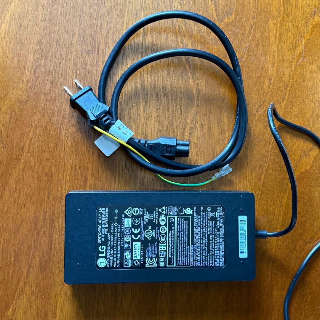 LG 曲面モニター 35WN75C-B ディスプレイ（モニターアーム付き）