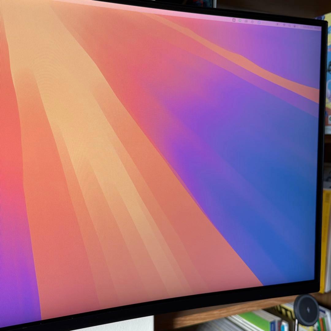 LG 曲面モニター 35WN75C-B ディスプレイ（モニターアーム付き）