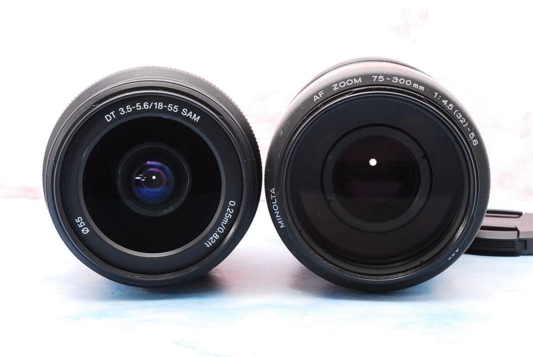 ショット数少✨SONY α65✨Wレンズ✨一眼レフカメラ✨高速連写＆高画質