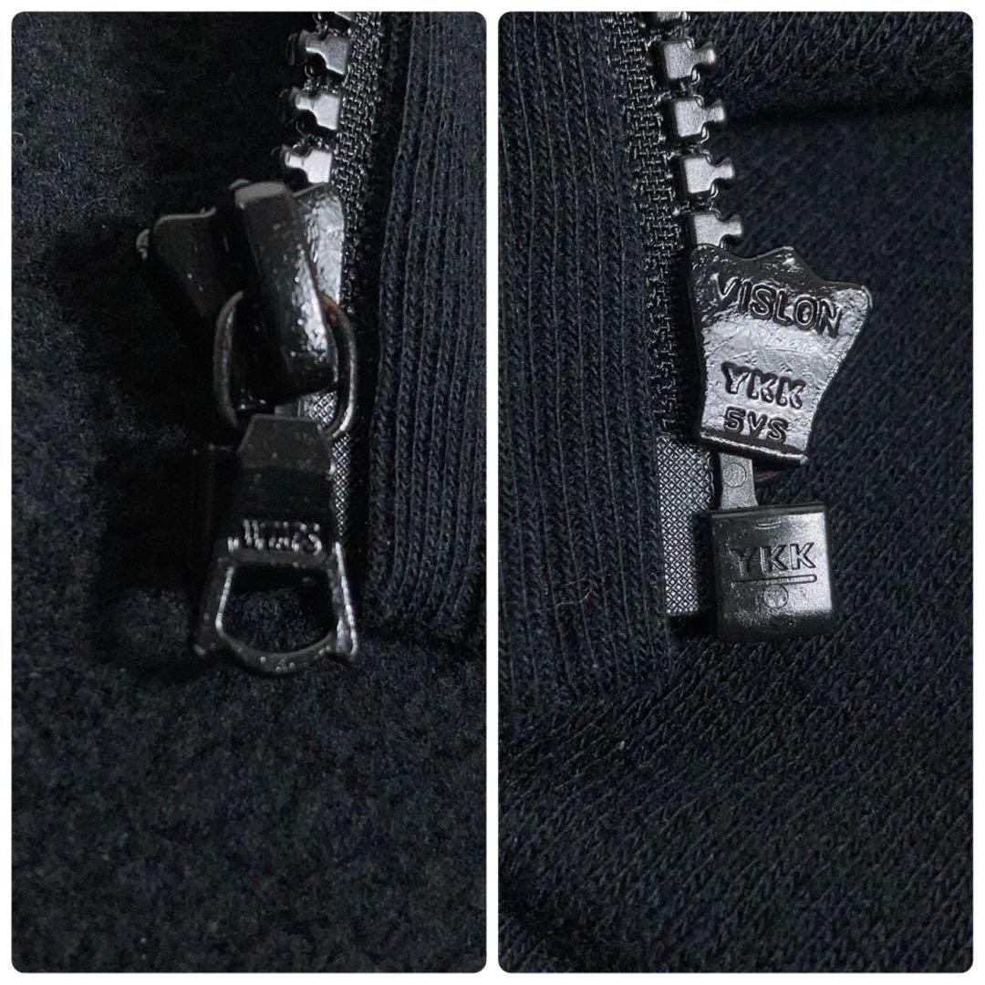 WTAPS プルオーバーパーカー 刺繍ロゴ 黒 S.