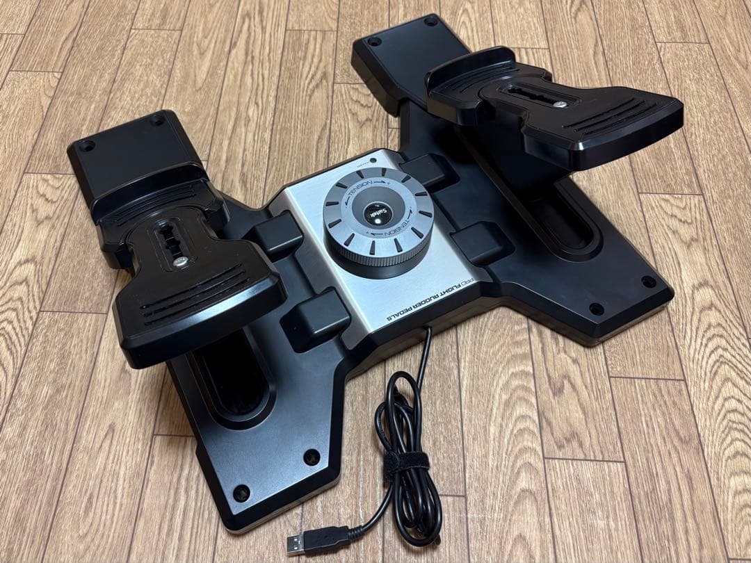 ぱんちくん　Saitek Pro Flight Rudder Pedal