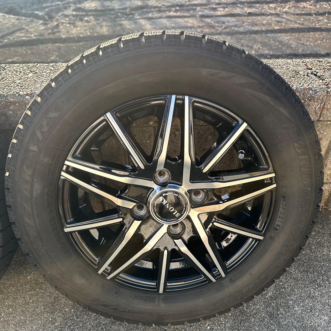 ブリヂストン スタッドレスタイヤ 155/65R13 4本セット