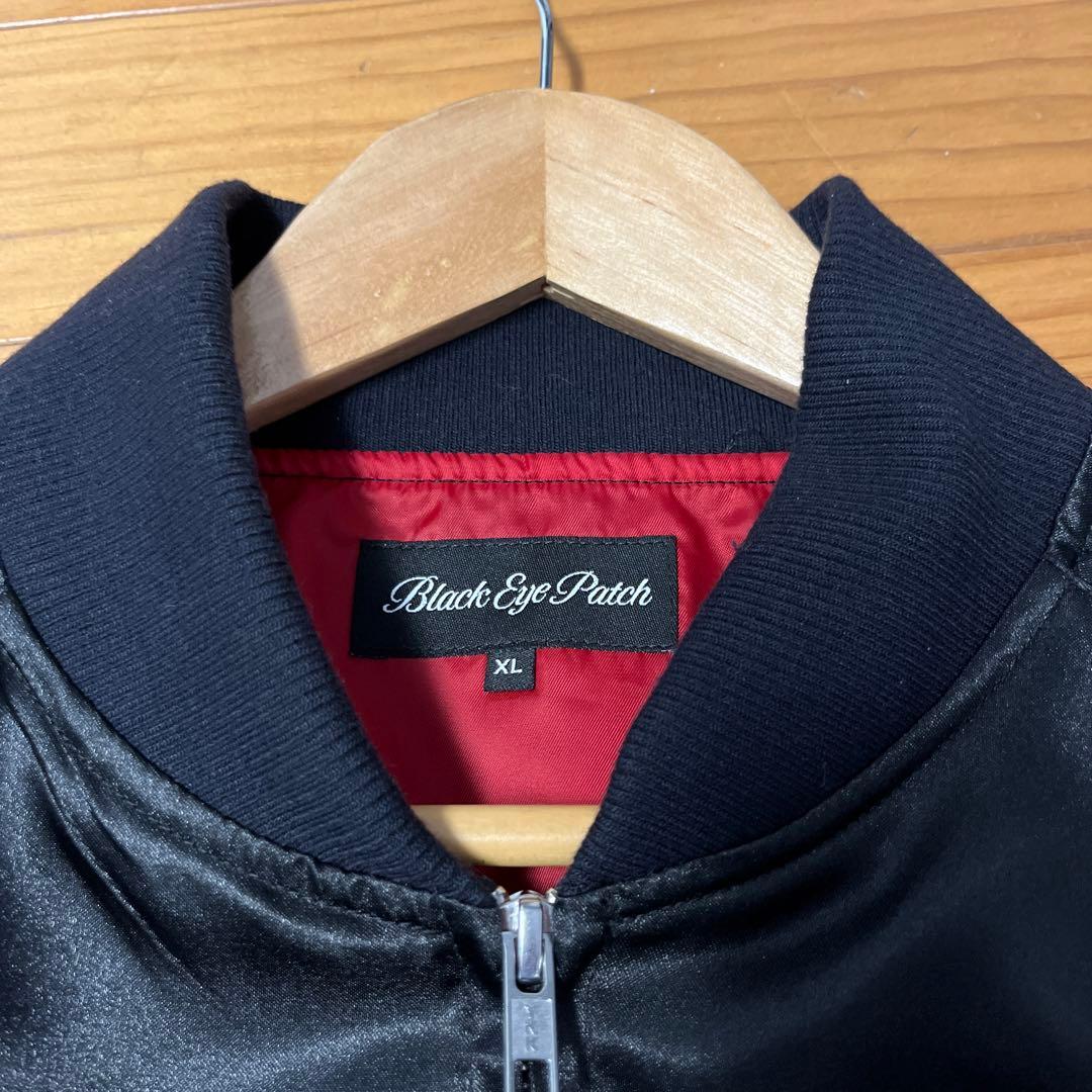 h*o様 Black Eye Patch スカジャン XL ステン