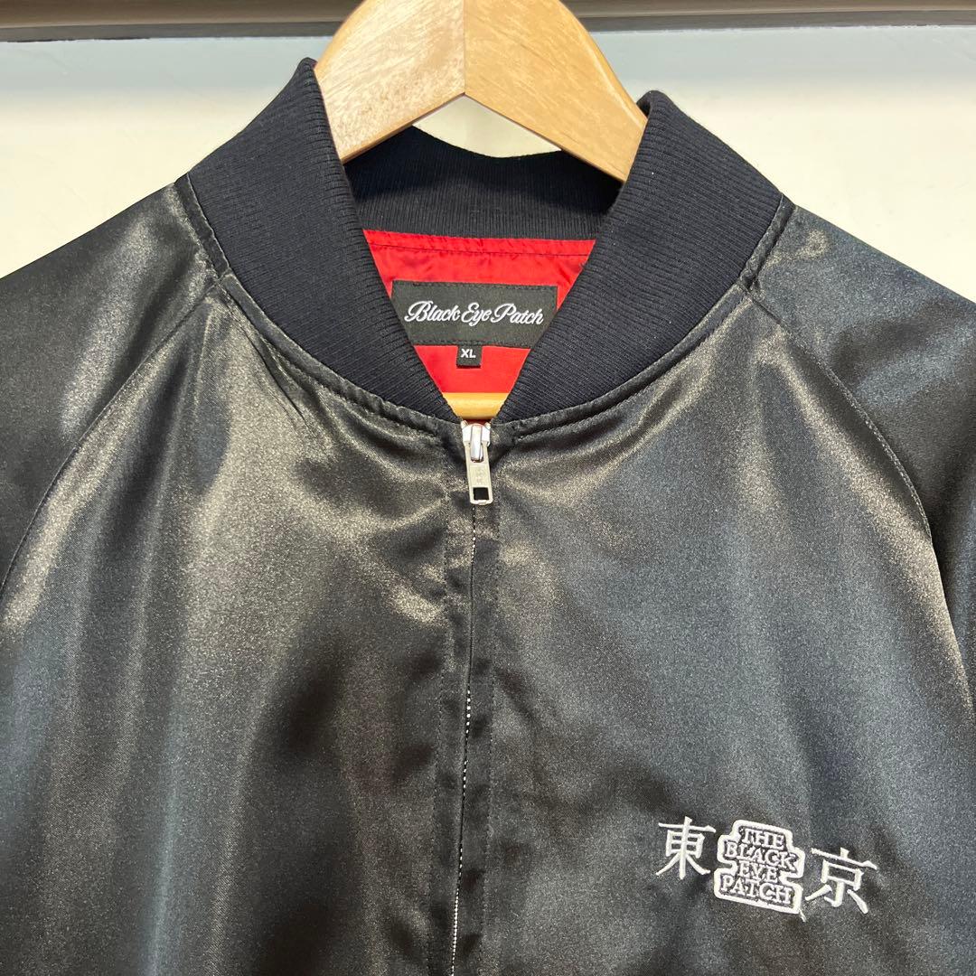 h*o様 Black Eye Patch スカジャン XL ステン