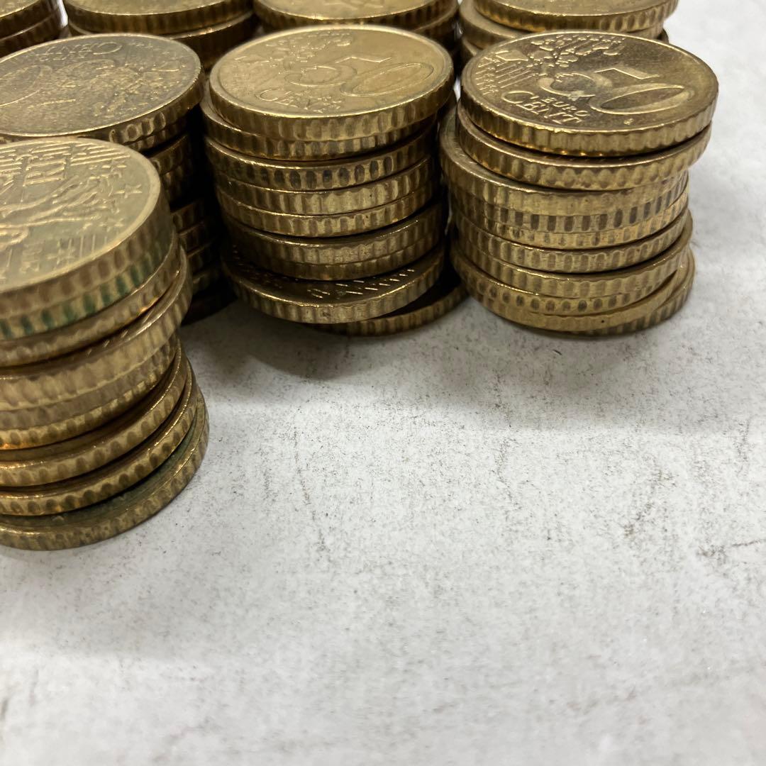 ユーロ　50セント　110枚　　硬貨　まとめ売り