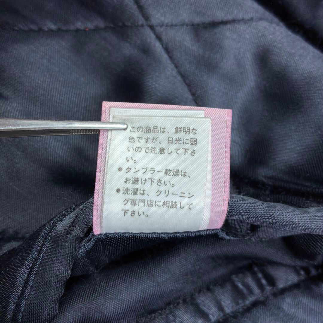 レミニッセンス　リバーシブル　別珍　スカジャン　サテンキルティング　総刺繍　L