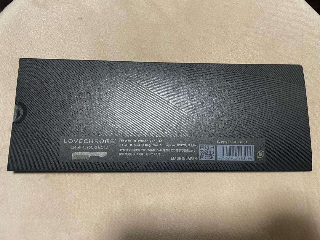 LOVECHROME KZ24GF TETSUKI GOLD コーム