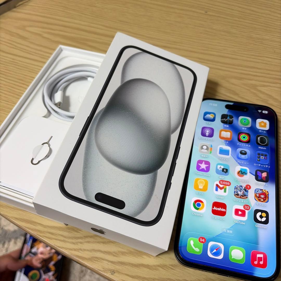 iPhone 15 128GB SIMフリー 残債なし