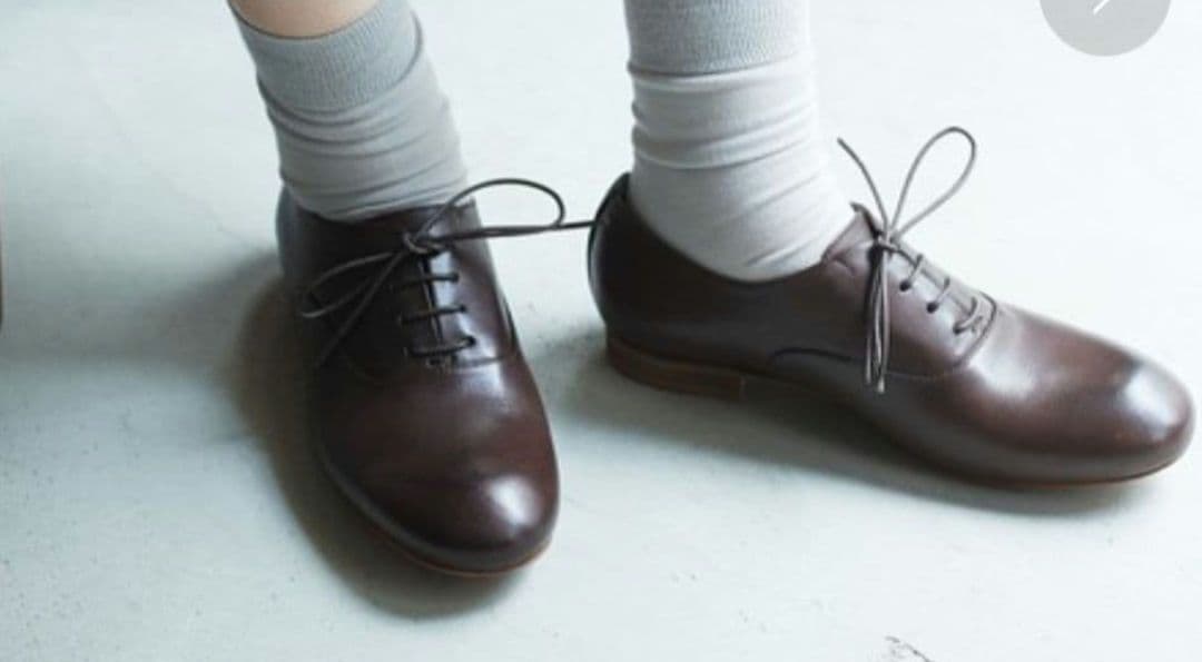 ビュルデサボン bulle de savon ハンドペイントレザーシューズ　M