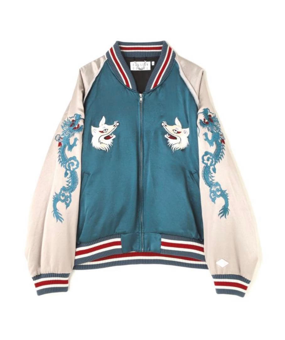 【極レア】 el conductorH コンダクター 別注九尾スカジャン ブルー