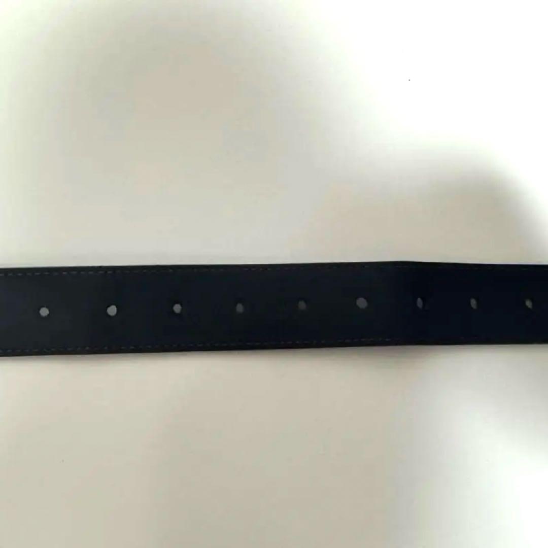 Louis Vuitton ネイビー レザーベルト