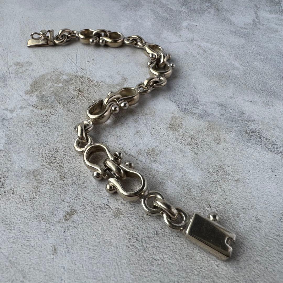 ヴィンテージ ホースシューリンクブレスレット シルバー925 メキシコ製