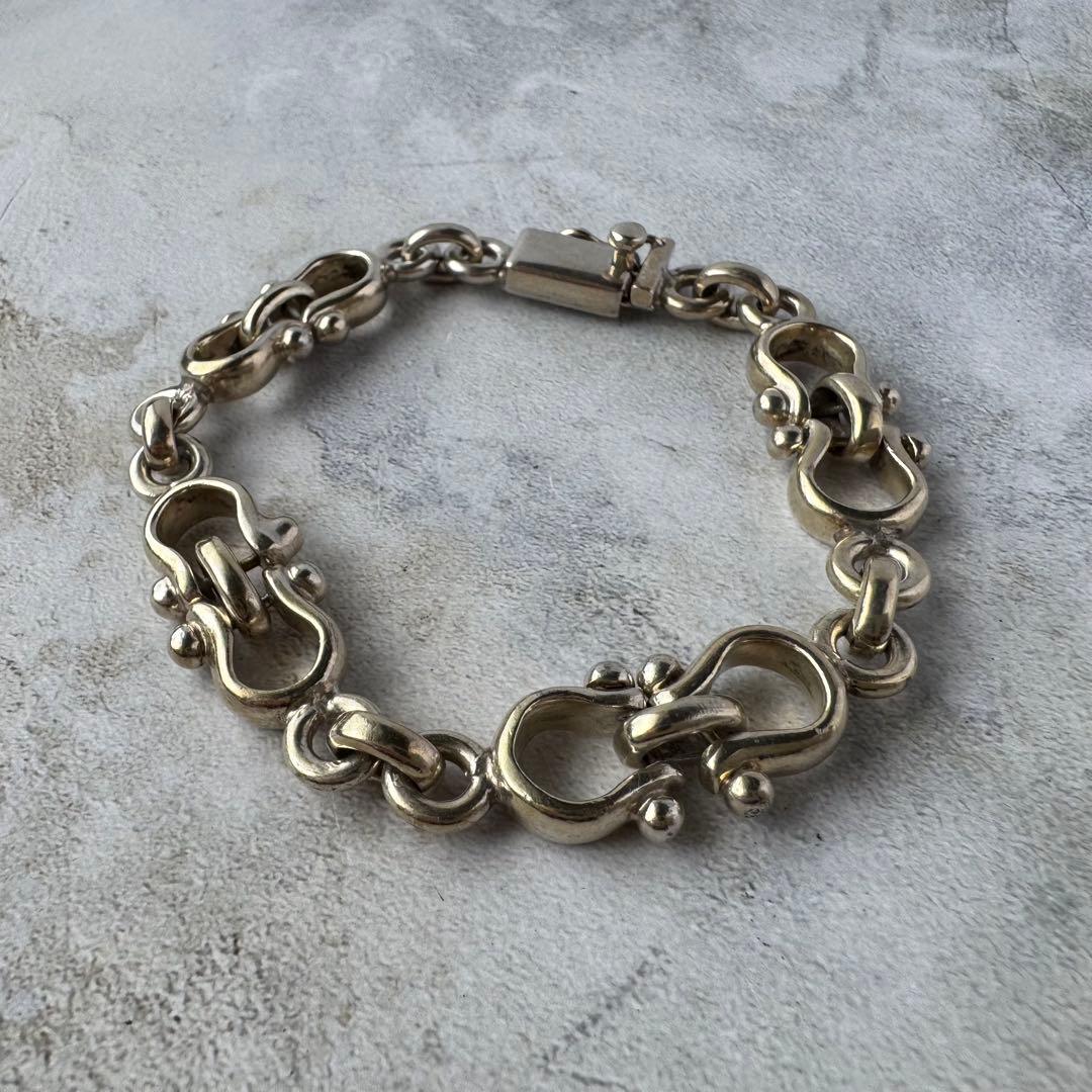 ヴィンテージ ホースシューリンクブレスレット シルバー925 メキシコ製