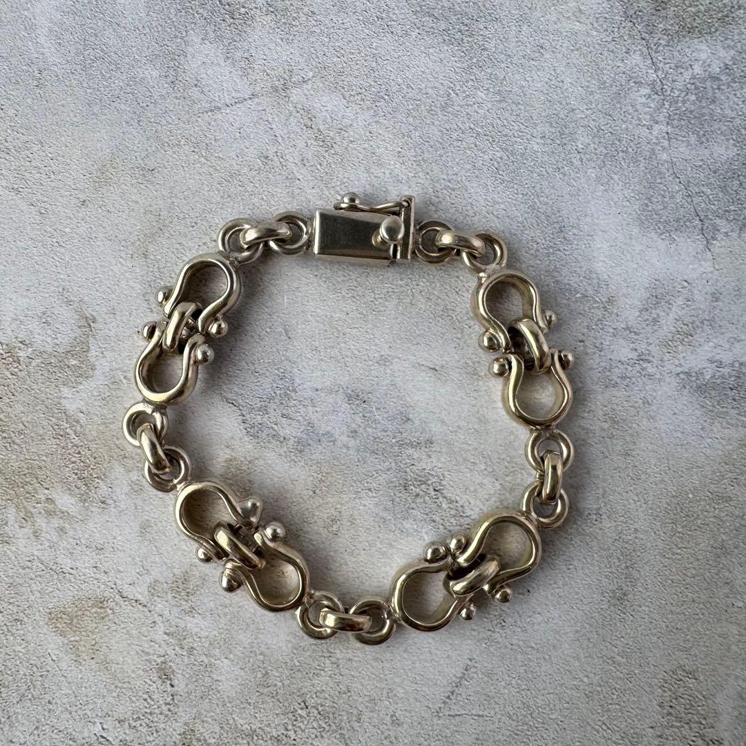 ヴィンテージ ホースシューリンクブレスレット シルバー925 メキシコ製