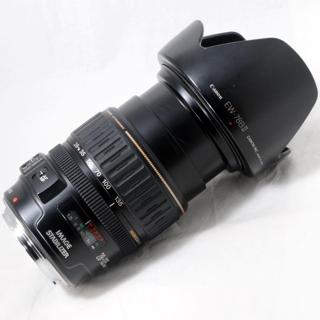 ★良品★Canon キャノン EF 28-135mm IS USM★フード付き★