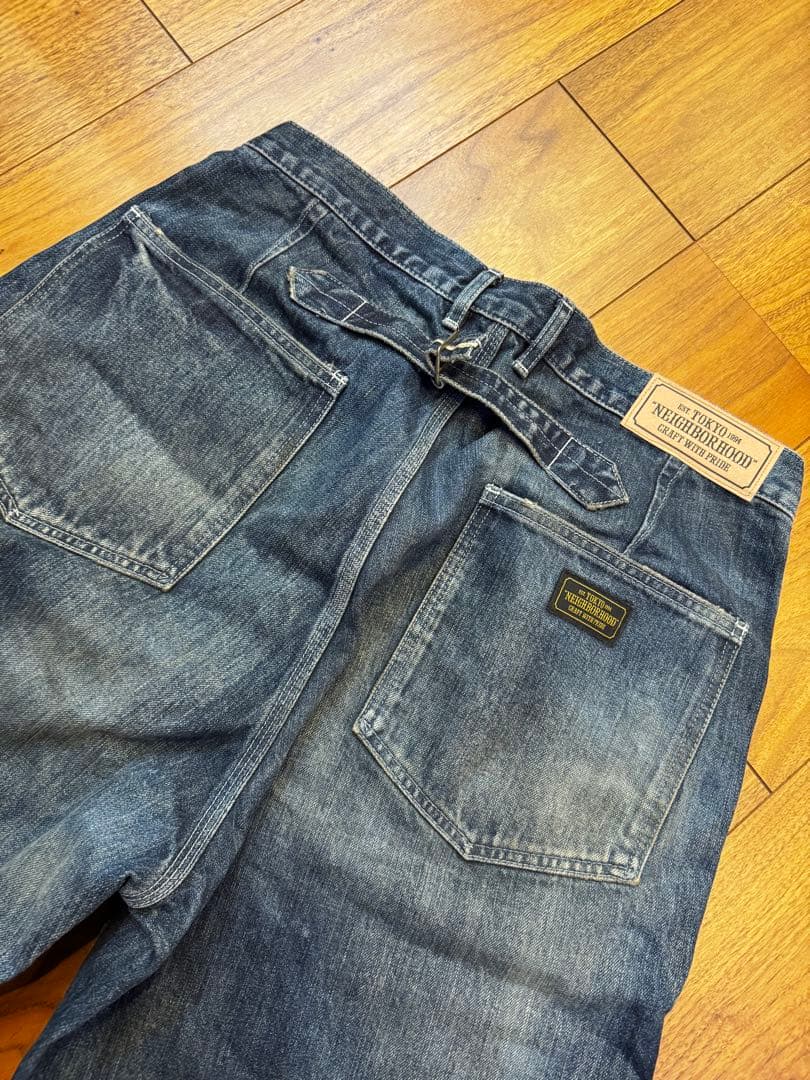 neighborhoodデニムSAVAGE旧ロゴ美品✨