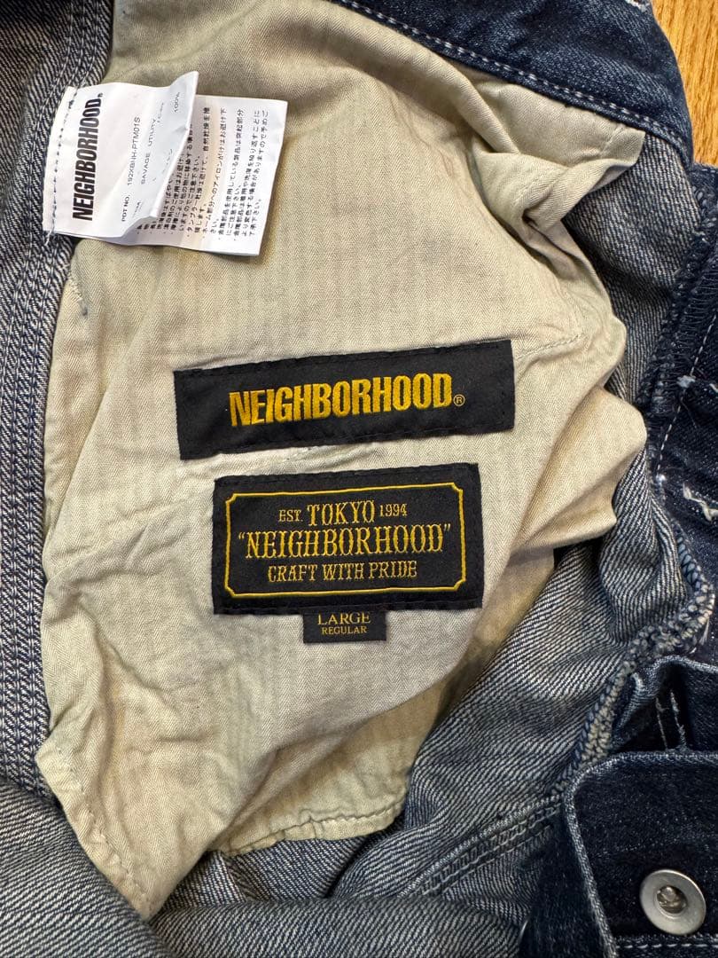 neighborhoodデニムSAVAGE旧ロゴ美品✨