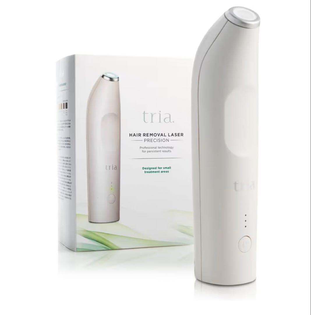 tria 脱毛器 ホワイト 本体と付属品