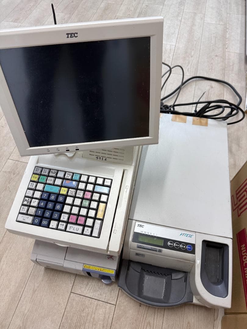 TECPOSレジ QT-100 ShopWork 7G+VT-200新紙幣未対応
