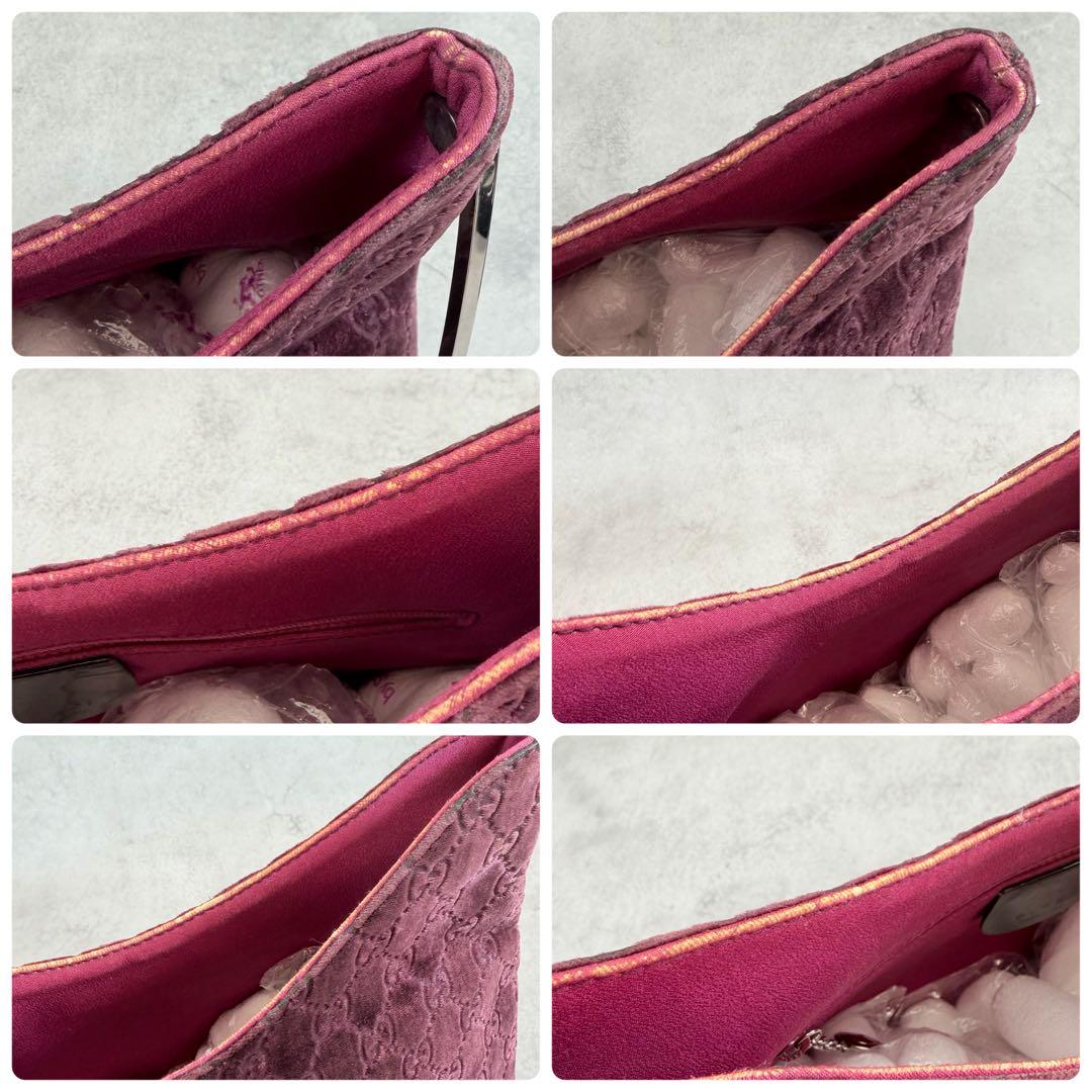 バッグ Vintage Gucci Purple Velvet Bag