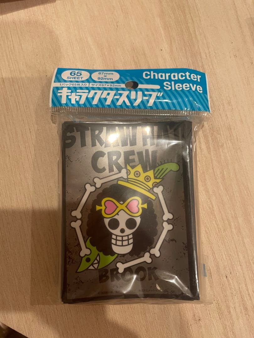ワンピースカード　海賊旗スリーブ　ブルック　絶版