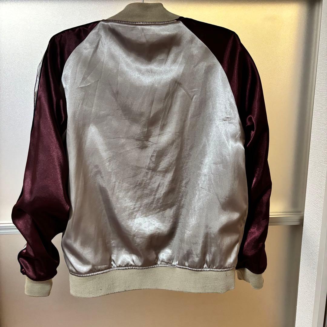 ✨希少✨tk.TAKEO KIKUCHIスカジャン ネイビー 刺繍ヴィンテージ