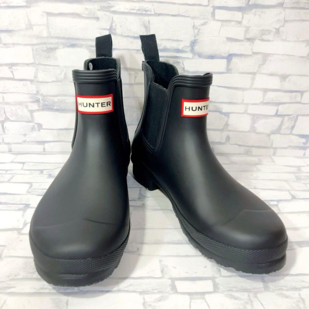 新品 HUNTER ハンター サイドゴア チェルーシー レイン ブーツ 梅雨