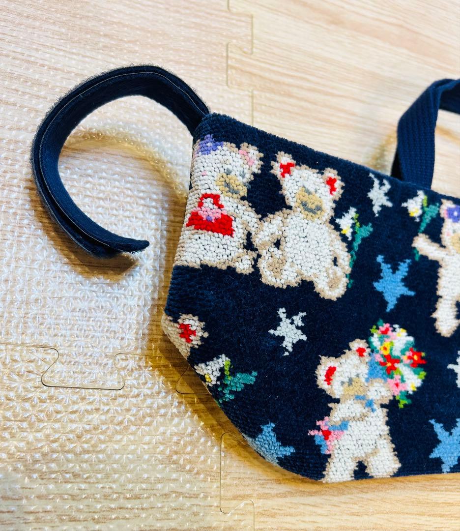 【FEILER フェイラー】リーベ＆リリア ベビーカーポーチ ネイビー